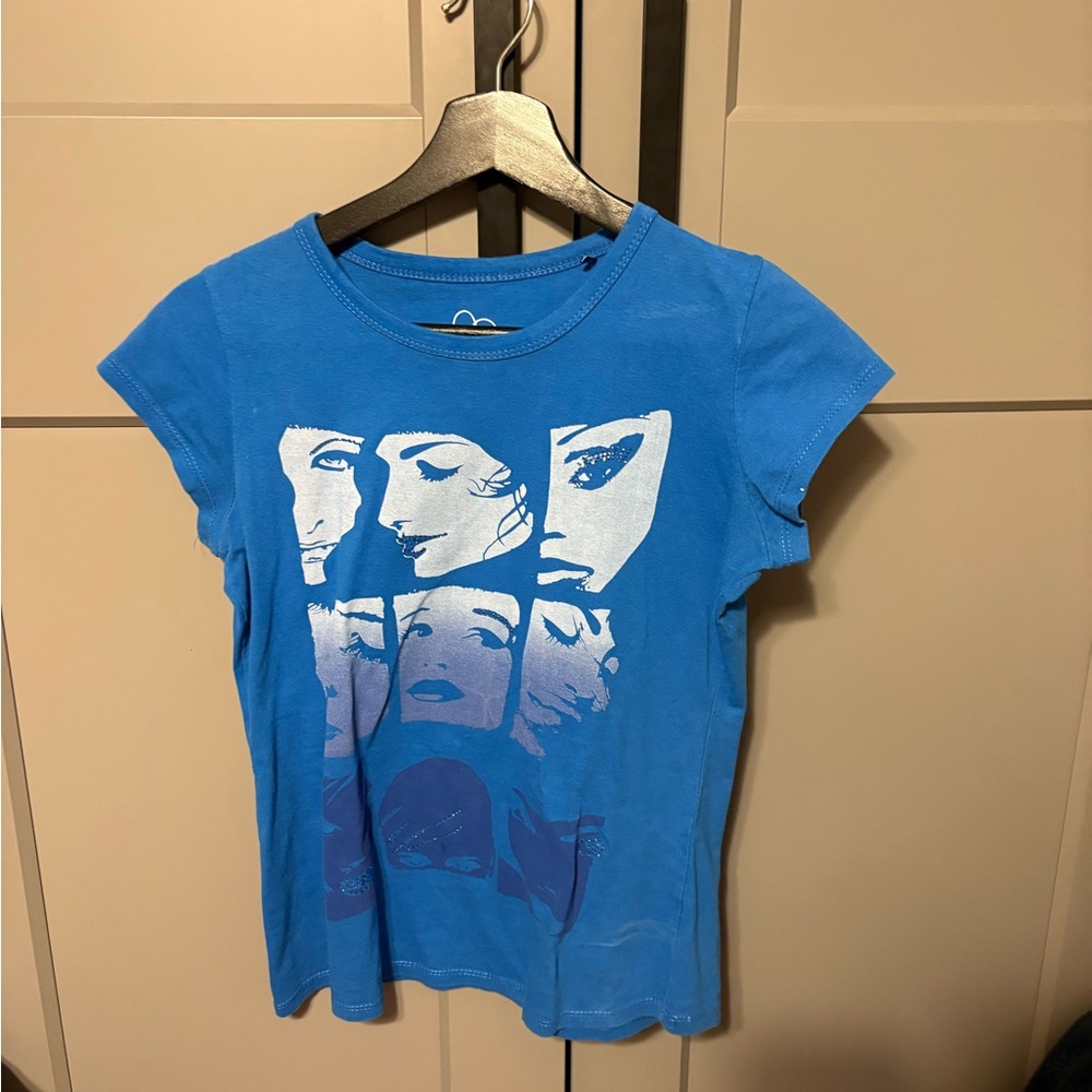 Vibrant Blue Graphic Women's Tee